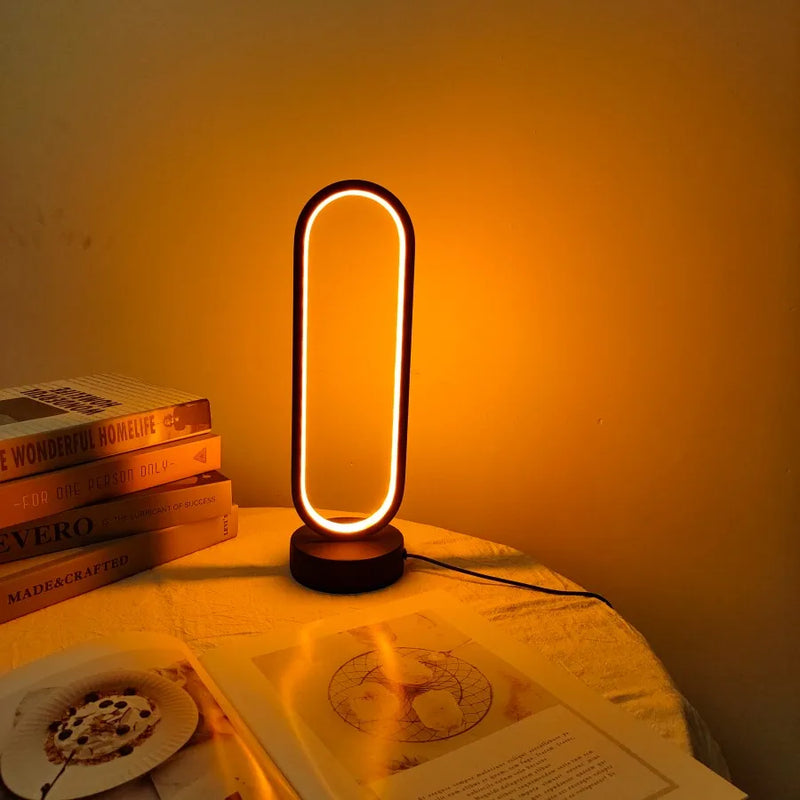 💡 Luminária de Anel LED – Iluminação Ajustável para Quarto e Sala com 3 Cores! ✨