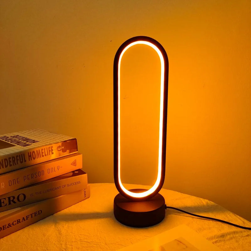 💡 Luminária de Anel LED – Iluminação Ajustável para Quarto e Sala com 3 Cores! ✨